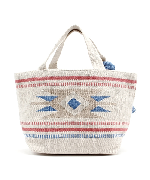 Lilas Campbell(リラキャンベル)の「_Lilas Campbell totobag vintage lag(ハンドバッグ・レディース・ピンク/ブルー・FREE)」の7枚目の写真