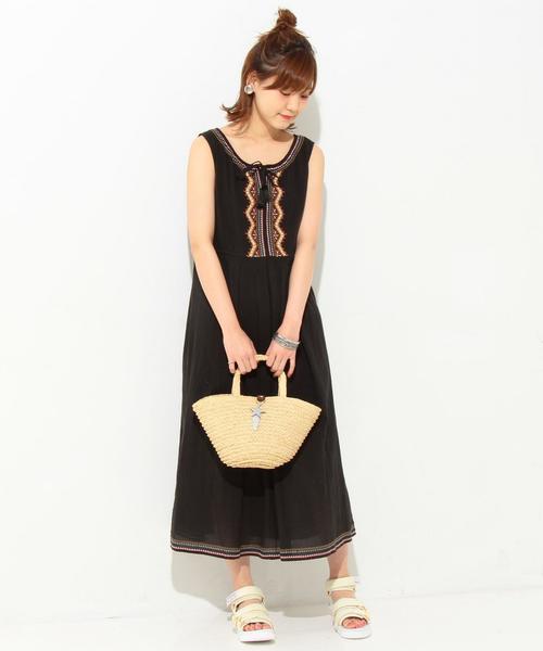 Another Edition（アナザーエディション）の「スターブレードトート/ AEBFC STAR BRAID TOTE◆（かごバッグ・レディース・ナチュラル/ネイビー/オレンジ・フリー）」の11枚目の写真