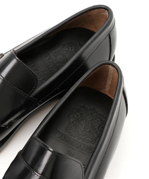 CAMINANDO（カミナンド）の「CAMINANDO カミナンド  別注 ローファー /ドレスシューズ（ローファー・メンズ・ブラック/バーガンディー・ 9/10/7/8）」の7枚目の写真