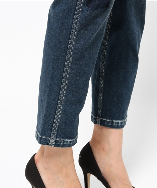 CUBE SUGAR（キューブシュガー）の「10ozストレッチデニム テーパードペインターパンツ（デニムパンツ・レディース・ブルー系その他/ブルー系その他2・M/S/L）」の9枚目の写真