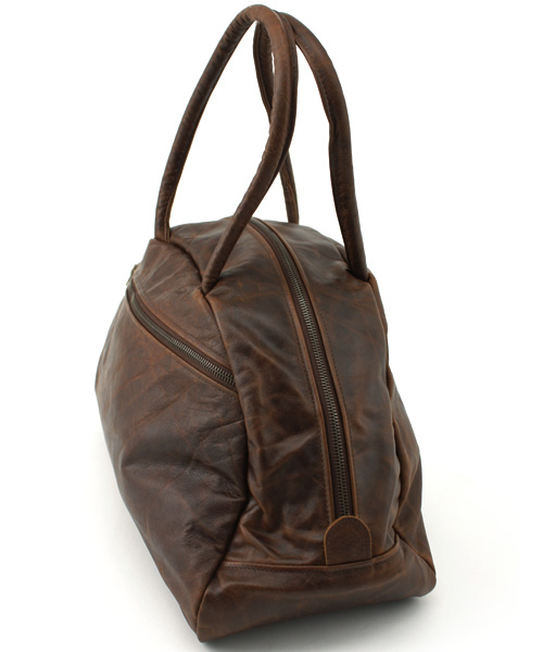 pearl（パール）の「Jas M.B　トラベルバッグＳ（ボストンバッグ・メンズ・ダークブラウン・ﾌﾘ-）」の7枚目の写真