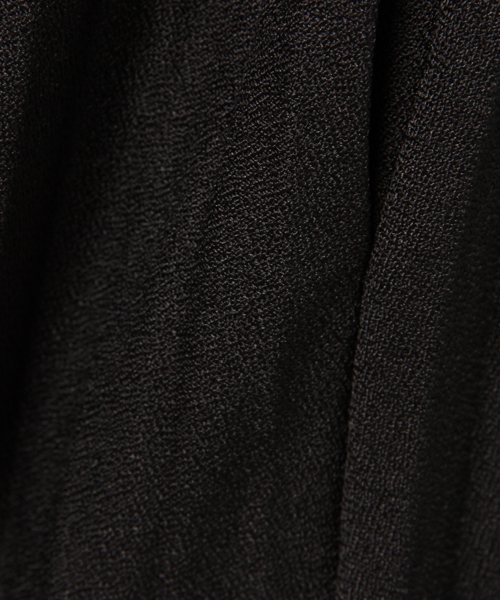 mysty woman（ミスティウーマン）の「厚手ジョーゼット消しプリーツパラッツォパンツ（その他パンツ・レディース・ライトグレー/ブラック/ライトベージュ・FREE）」の11枚目の写真