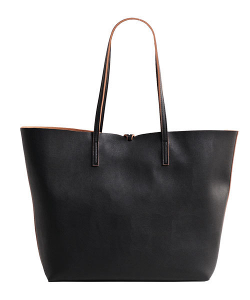 sankyo shokai（サンキョウショウカイ）の「フェイクレザー トートバッグ（トートバッグ・レディース・キャメル/ピンク/ブラック/ピンクベージュ・FREE）」の17枚目の写真