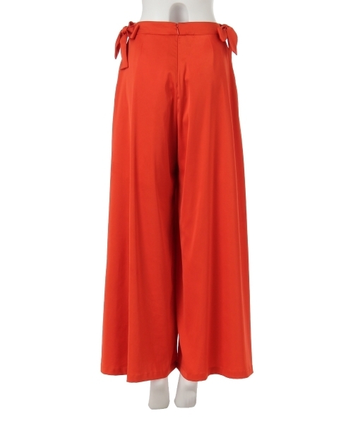 MURUA（ムルーア）の「スーパーワイドサテンパンツ（その他パンツ・レディース・オレンジ/ベージュ/ブラック・2/1）」の9枚目の写真