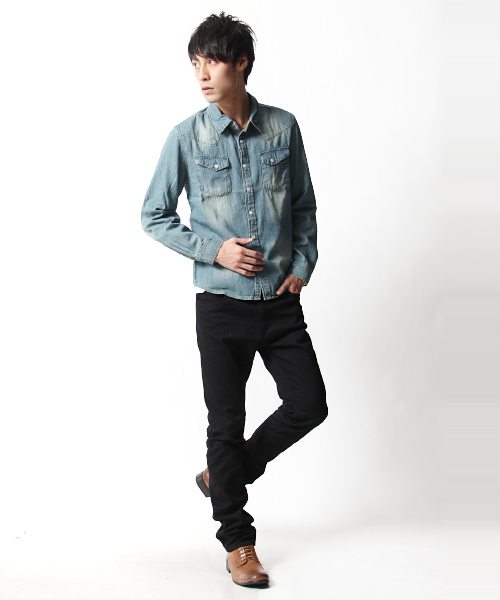 Rocky Monroe（ロッキーモンロー）の「カラーストレッチ無地スキニーパンツ（チノパンツ・メンズ・ホワイト/ピンク/チャコール/ミント/ネイビー/グレー/カーキ/ワイン/ブラック/ブルー/レッド/ベージュ・L/M/LL）」の13枚目の写真