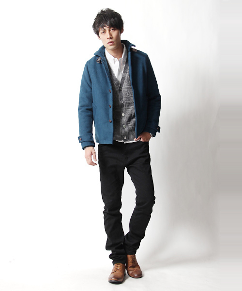 Rocky Monroe（ロッキーモンロー）の「カラーストレッチ無地スキニーパンツ（チノパンツ・メンズ・ホワイト/ピンク/チャコール/ミント/ネイビー/グレー/カーキ/ワイン/ブラック/ブルー/レッド/ベージュ・L/M/LL）」の16枚目の写真