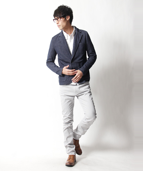 Rocky Monroe（ロッキーモンロー）の「カラーストレッチ無地スキニーパンツ（チノパンツ・メンズ・ホワイト/ピンク/チャコール/ミント/ネイビー/グレー/カーキ/ワイン/ブラック/ブルー/レッド/ベージュ・L/M/LL）」の18枚目の写真