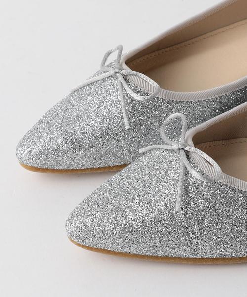 BEAUTY&YOUTH UNITED ARROWS（ビューティーアンドユースユナイテッドアローズ）の「BY グリッター ポインテッドバレエ