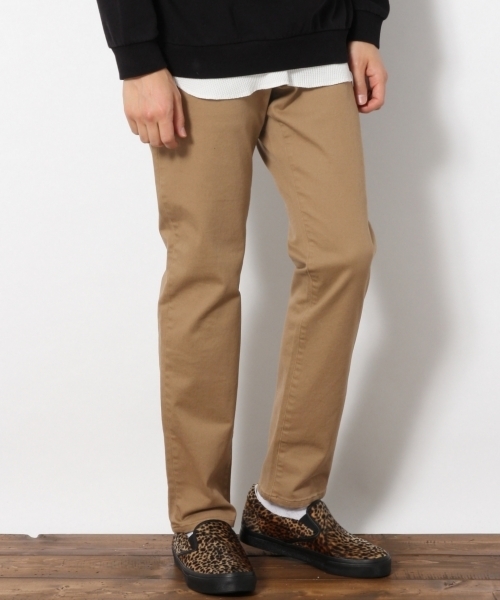 RAGEBLUE(レイジブルー)の「【USAコットン使用】ストレッチスリムパンツFW/763388(その他パンツ・メンズ・オリーブ/ベージュ/ネイビー/ブラック/ワインレッド・MEDIUM/X-LARGE/SMALL/LARGE)」の3枚目の写真
