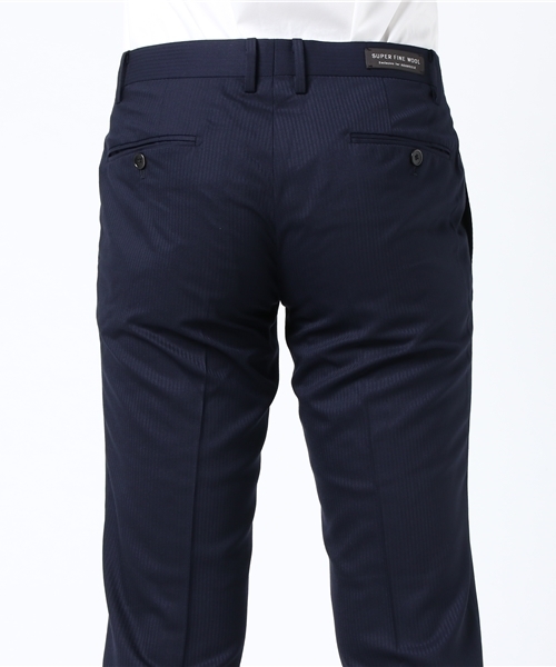 ABAHOUSE（アバハウス）の「【セットアップ対応】SUPER100s ドビーパンツ（その他パンツ・メンズ・チャコールグレー/ネイビー・48/46/42/44）」の7枚目の写真