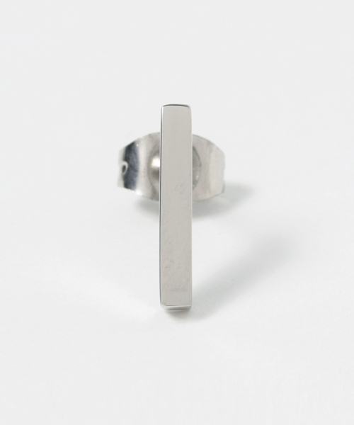 Vaya Con Dios（ヴァヤコンディオス）の「【VayaConDios/ ヴァヤコンディオス】ステンレス製スティックピアス[片耳用]（ピアス（片耳用）・メンズ・ブラック/シルバー/ゴールド/ピンクゴールド/アンティークシルバー・FREE）」の8枚目の写真