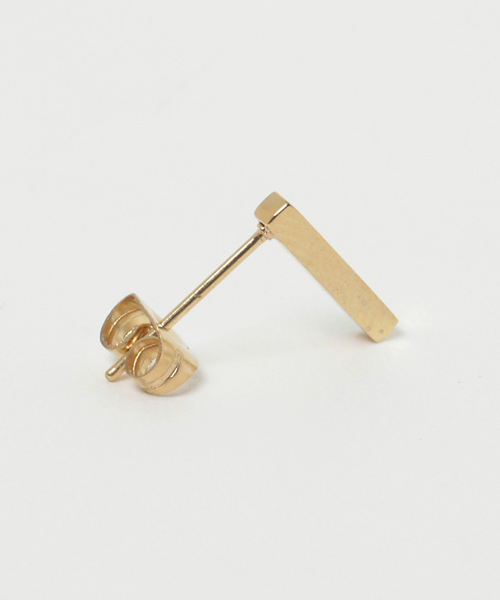 Vaya Con Dios（ヴァヤコンディオス）の「【VayaConDios/ ヴァヤコンディオス】ステンレス製スティックピアス[片耳用]（ピアス（片耳用）・メンズ・ブラック/シルバー/ゴールド/ピンクゴールド/アンティークシルバー・FREE）」の6枚目の写真