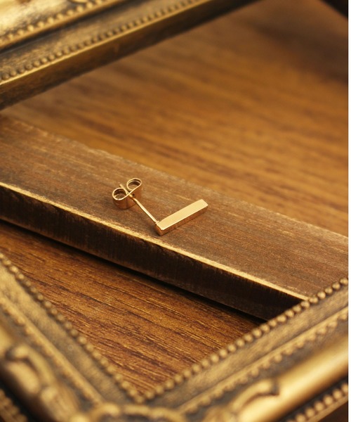 Vaya Con Dios（ヴァヤコンディオス）の「【VayaConDios/ ヴァヤコンディオス】ステンレス製スティックピアス[片耳用]（ピアス（片耳用）・メンズ・ブラック/シルバー/ゴールド/ピンクゴールド/アンティークシルバー・FREE）」の5枚目の写真