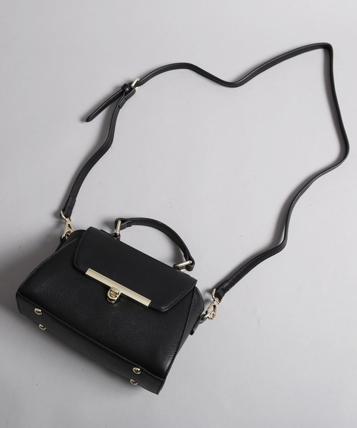 PLAIN CLOTHING（プレーンクロージング）の「フラップ2wayミニハンドバッグ（ショルダーバッグ・レディース・ブラック/キャメル/グレー・FREE）」の20枚目の写真