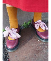 merry jenny | サテンリボンフラットシューズ(その他シューズ)