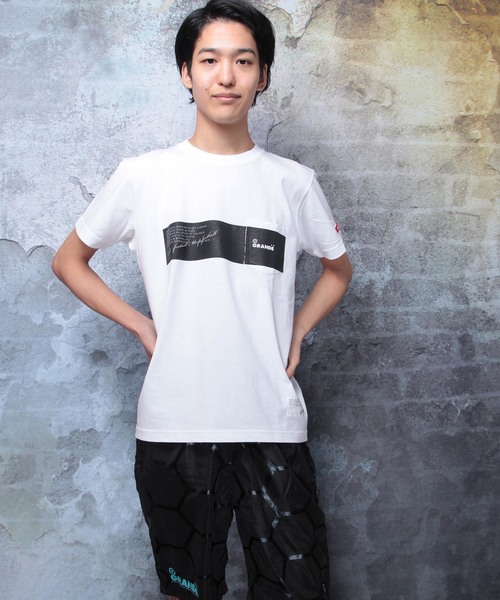 おしゃれスタ(オシャレスタ)の「パネルプリントTシャツ(GD)(Tシャツ/カットソー・メンズ・ホワイト系その他/ブラック系その他2/ブラック系その他/グレー系その他・XL/L/M/S)」の2枚目の写真