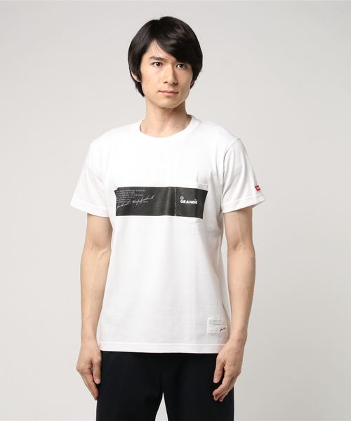 おしゃれスタ(オシャレスタ)の「パネルプリントTシャツ(GD)(Tシャツ/カットソー・メンズ・ホワイト系その他/ブラック系その他2/ブラック系その他/グレー系その他・XL/L/M/S)」の10枚目の写真