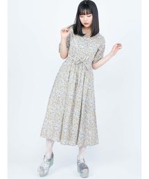 merry jenny | flowerシャツマキシワンピース(ワンピース)