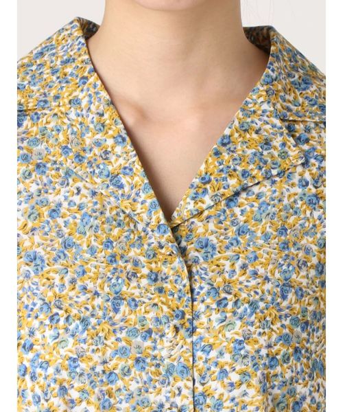merry jenny（メリージェニー）の「flowerシャツマキシワンピース（ワンピース・レディース・イエロー/ネイビー・FREE）」の6枚目の写真