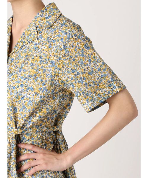 merry jenny（メリージェニー）の「flowerシャツマキシワンピース（ワンピース・レディース・イエロー/ネイビー・FREE）」の7枚目の写真