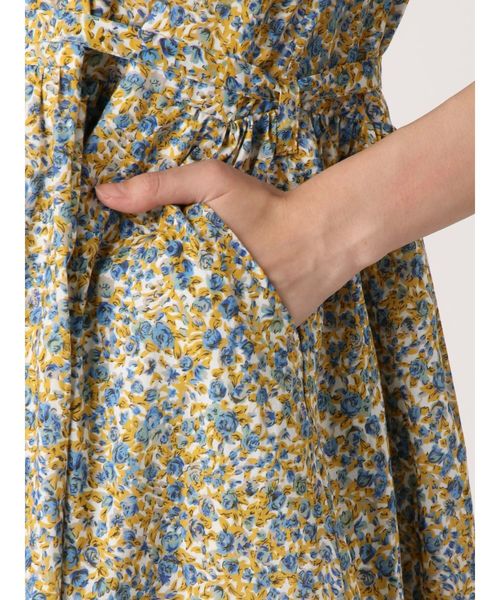 merry jenny（メリージェニー）の「flowerシャツマキシワンピース（ワンピース・レディース・イエロー/ネイビー・FREE）」の8枚目の写真