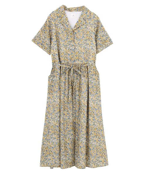 merry jenny（メリージェニー）の「flowerシャツマキシワンピース（ワンピース・レディース・イエロー/ネイビー・FREE）」の15枚目の写真