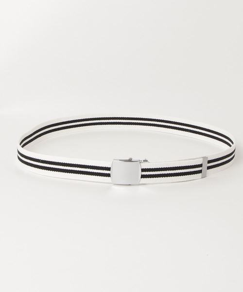 GLOBE SELECT（グローブセレクト）の「日本製 ミリタリーGIベルト/ガチャベルト（ベルト・メンズ・レッド/オレンジ/イエロー/ターコイズブルー/パープル/ネイビー/ベージュ/オリーブ/ブラウン/ホワイト/ナチュラル/グレー/ブラック/ブルー系その他/ベージュ系その他/グリーン系その他/ホワイト系その他2/オレンジ系その他/ブラウン系その他/ブラック系その他2/ブラック系その他3/ブラック系その他4/ブラック系その他5/ブラック系その他6/ブルー系その他2/ベージュ系その他2/ベージュ系その他3/グリーン系その他2/グリーン系その他3/ブラック系その他7/ブラック系その他/ホワイト系その他・FREE）」の4枚目の写真