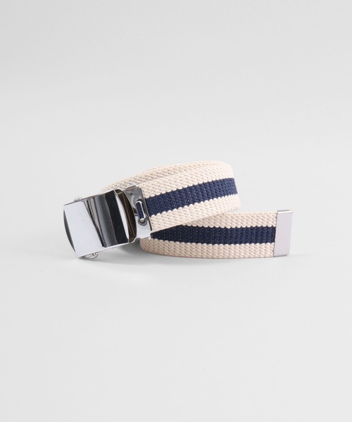 GLOBE SELECT（グローブセレクト）の「日本製 ミリタリーGIベルト/ガチャベルト（ベルト・メンズ・レッド/オレンジ/イエロー/ターコイズブルー/パープル/ネイビー/ベージュ/オリーブ/ブラウン/ホワイト/ナチュラル/グレー/ブラック/ブルー系その他/ベージュ系その他/グリーン系その他/ホワイト系その他2/オレンジ系その他/ブラウン系その他/ブラック系その他2/ブラック系その他3/ブラック系その他4/ブラック系その他5/ブラック系その他6/ブルー系その他2/ベージュ系その他2/ベージュ系その他3/グリーン系その他2/グリーン系その他3/ブラック系その他7/ブラック系その他/ホワイト系その他・FREE）」の3枚目の写真