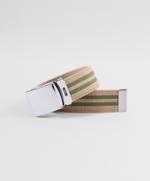 GLOBE SELECT（グローブセレクト）の「日本製 ミリタリーGIベルト/ガチャベルト（ベルト・メンズ・レッド/オレンジ/イエロー/ターコイズブルー/パープル/ネイビー/ベージュ/オリーブ/ブラウン/ホワイト/ナチュラル/グレー/ブラック/ブルー系その他/ベージュ系その他/グリーン系その他/ホワイト系その他2/オレンジ系その他/ブラウン系その他/ブラック系その他2/ブラック系その他3/ブラック系その他4/ブラック系その他5/ブラック系その他6/ブルー系その他2/ベージュ系その他2/ベージュ系その他3/グリーン系その他2/グリーン系その他3/ブラック系その他7/ブラック系その他/ホワイト系その他・FREE）」の19枚目の写真