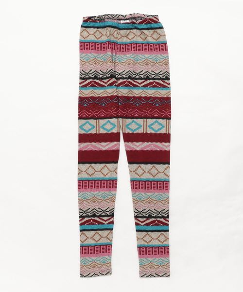 Healthknit(ヘルスニット)の「Healthknit/ヘルスニット レギンス幾何学プリント(レギンス/スパッツ・メンズ・パープル/ブラウン/ピンク/ブルー/マスタード・MEDIUM/LARGE)」の5枚目の写真