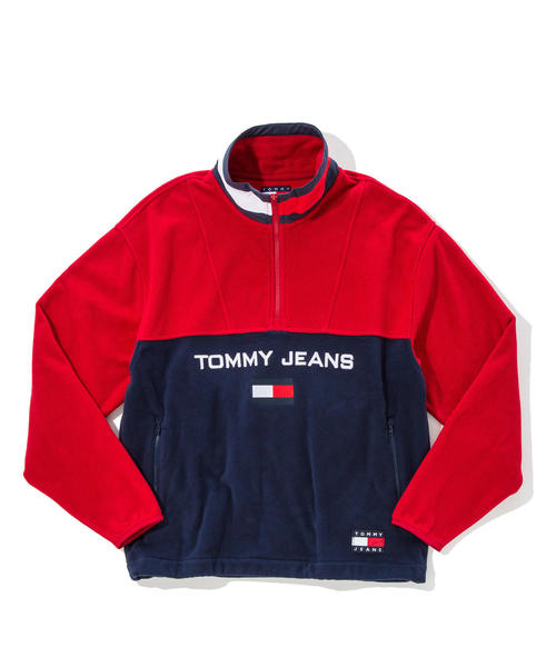 tommy jeans（トミー ジーンズ）の「＜TOMMY JEANS X monkey time＞ FLEECE HALFZIP/フリース（その他トップス・メンズ・レッド/ダークグリーン・X-LARGE/MEDIUM/SMALL/LARGE）」の7枚目の写真