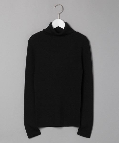 LOWRYS FARM（ローリーズファーム）の「リブタートルプルオーバー　816779（ニット/セーター・レディース・ライトグレー/ブラック/ブラウン/ホワイト×ブラック・MEDIUM/LARGE）」の3枚目の写真