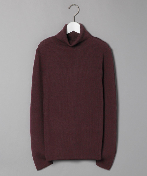 LOWRYS FARM（ローリーズファーム）の「リブタートルプルオーバー　816779（ニット/セーター・レディース・ライトグレー/ブラック/ブラウン/ホワイト×ブラック・MEDIUM/LARGE）」の7枚目の写真