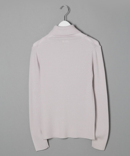 LOWRYS FARM（ローリーズファーム）の「リブタートルプルオーバー　816779（ニット/セーター・レディース・ライトグレー/ブラック/ブラウン/ホワイト×ブラック・MEDIUM/LARGE）」の9枚目の写真