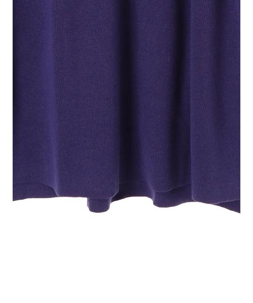 YECCA VECCA（イェッカヴェッカ）の「・カシュクールニットワンピース（ワンピース・レディース・パープル/ブラウン/グレー・FREE）」の8枚目の写真