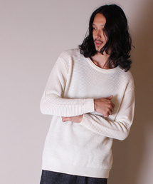 Lui's | Lui's タック編みプルオーバーニット(ニット/セーター)