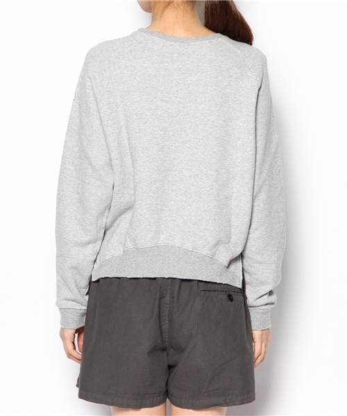 KBF(ケイビーエフ)の「KBF ARMYダメージスウェット(Tシャツ/カットソー・レディース・ホワイト/グレー/カーキ・ONE)」の5枚目の写真