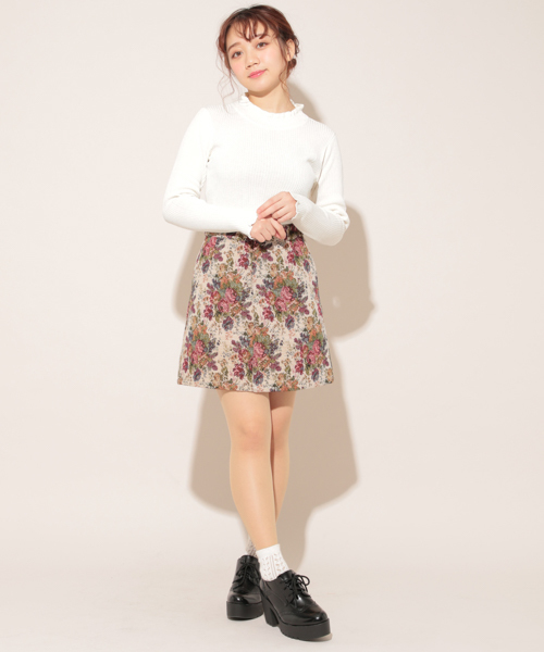 apres jour（アプレジュール）の「アソート台形スカート【ZOZOTOWN限定アイテム】（スカート・レディース・ベージュ/スモークピンク/グリーン系その他・フリー）」の10枚目の写真