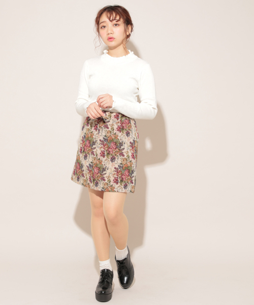 apres jour（アプレジュール）の「アソート台形スカート【ZOZOTOWN限定アイテム】（スカート・レディース・ベージュ/スモークピンク/グリーン系その他・フリー）」の11枚目の写真