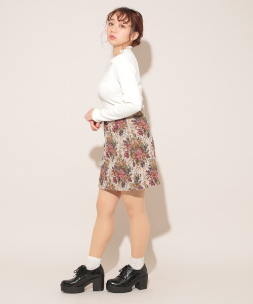 apres jour（アプレジュール）の「アソート台形スカート【ZOZOTOWN限定アイテム】（スカート・レディース・ベージュ/スモークピンク/グリーン系その他・フリー）」の12枚目の写真