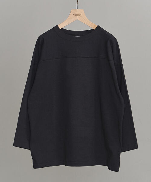 BEAUTY&YOUTH UNITED ARROWS（ビューティーアンドユースユナイテッドアローズ）の「BY 10oz ヘビー フットボール Ｔシャツ（Tシャツ/カットソー・メンズ・ホワイト/ブラック/ベージュ・XL/L/M/S）」の3枚目の写真