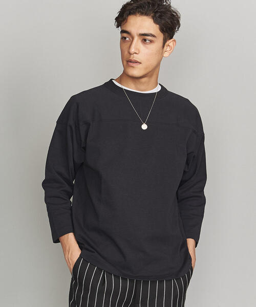 BEAUTY&YOUTH UNITED ARROWS（ビューティーアンドユースユナイテッドアローズ）の「BY 10oz ヘビー フットボール Ｔシャツ（Tシャツ/カットソー・メンズ・ホワイト/ブラック/ベージュ・XL/L/M/S）」の14枚目の写真