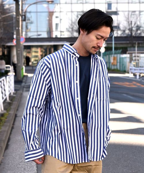 SHIPS（シップス）の「SU: ストライプ ボックスシルエット レギュラー