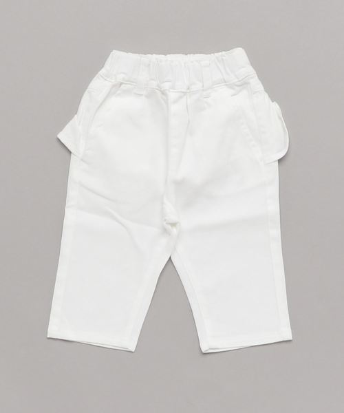 RUGGEDWORKS(ラゲッドワークス)の「キッズストレッチ チノ無地 フリルロングパンツ(その他パンツ・キッズ・ホワイト/ベージュ/カーキオリーブ・130cm/80cm/150cm/120cm/100cm/140cm/90cm/110cm)」の5枚目の写真