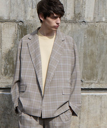 MAISON SPECIAL | オリジナルチェックボタンレスダブルジャケット 【MAISON SPECIAL/メゾンスペシャル】(テーラードジャケット)