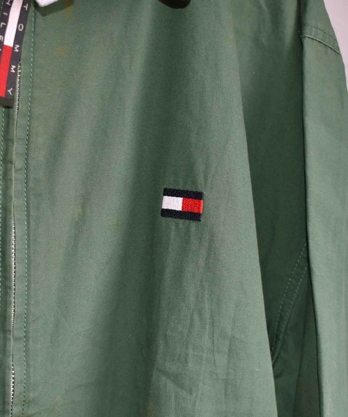 TOMMY HILFIGER（トミーヒルフィガー）の「【ヴィンテージ古着】90's TOMMY HILFIGER/トミーヒルフィガー スイングトップ（ブルゾン・メンズ・グリーン・X-LARGE）」の2枚目の写真