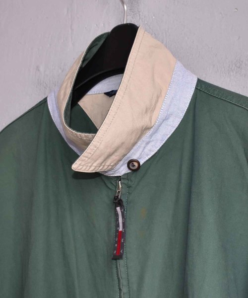 TOMMY HILFIGER（トミーヒルフィガー）の「【ヴィンテージ古着】90's TOMMY HILFIGER/トミーヒルフィガー スイングトップ（ブルゾン・メンズ・グリーン・X-LARGE）」の3枚目の写真