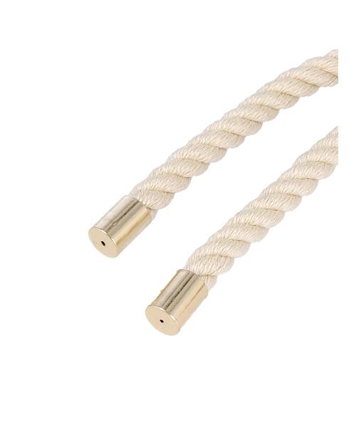 YECCA VECCA（イェッカヴェッカ）の「ロープベルト（ベルト・レディース・ブラック/ライトベージュ・FREE）」の5枚目の写真