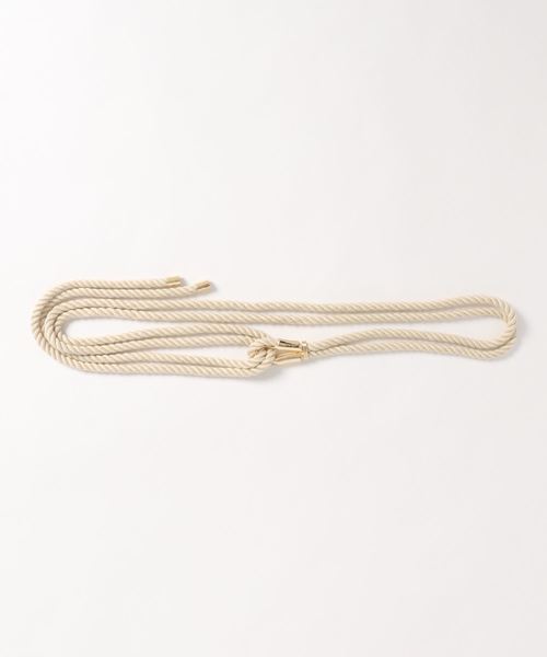 YECCA VECCA（イェッカヴェッカ）の「ロープベルト（ベルト・レディース・ブラック/ライトベージュ・FREE）」の4枚目の写真