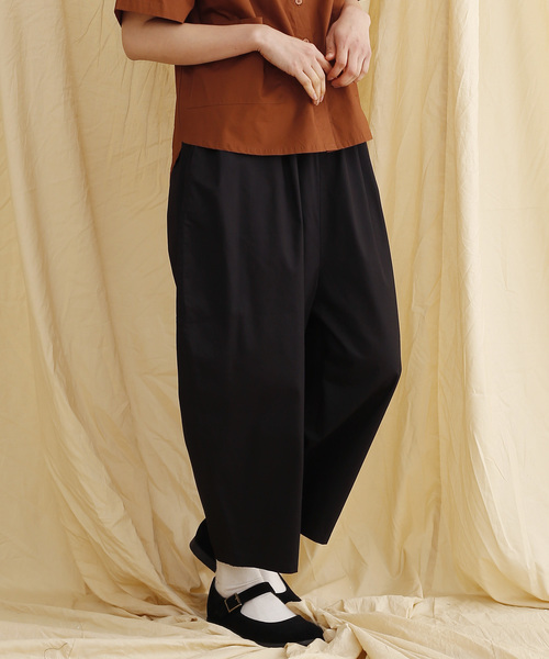 MERLOT IKYU(メルローイキュウ)の「コットンバルーンイージーパンツ2899(その他パンツ・レディース・ブルー/ベージュ/アイボリー/オレンジ/ブラック・FREE)」の3枚目の写真